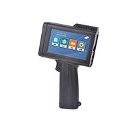 Handheld Inkjet Printer, Hand-held Small Inkjet Printer Small Online Coding Machine Conveyor Belt Packaging Qr Codebar Code Logo Printer for Label/Production Date/Barcode/QR Code