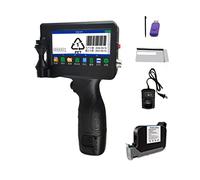 Handheld Inkjet Printer, Handheld Inkjet Printer Industrial English Production Date Number Logo Expiry Date Label Plastic Carton 12.7mm Jet Printer,for Date Barcode Batch Number Logo QR Code