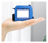 Handheld Inkjet Printer, Handheld Printer Portable Mini Intelligent Hand-Held Inkjet Printer Full-Automatic Small Inkjet,for Date Barcode Batch Number Logo QR Code(High adhesion black)