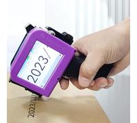 Handheld Inkjet Printer, HD LED Touch Screen UI Panel Portable Inkjet Printer, Detachable Quick Drying Mini Smart Inkjet Coding Machine for Production Date