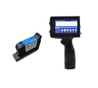 Handheld Inkjet Printer, Intelligent Hand-held Inkjet Printer Multilingual Switching Ink Cartridge Does Not Encrypt 12.7mm Carton Plastic Printer for Label/Production Date/Barcode/QR Code(An ink cartr