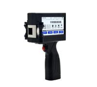 Handheld Inkjet Printer, Intelligent Inkjet Coder with 4.5'' Touch Screen, 600DPI Printing Accuracy, 2-12.7MM Printing Height for Wood, Carton, Pipe