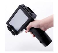 Handheld Inkjet Printer, Manual Inkjet Numbering Label Plastic Carton Printer Intelligent Handheld Thermal Inkjet Printer Printer for Label/Production Date/Barcode/QR Code(Arabic with 1 ink)