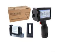 Handheld Inkjet Printer, Portable Handheld Printer With Ink Cartridges Portable Handheld Printer For Date Barcode QR-Code Logo Batch Number(A)