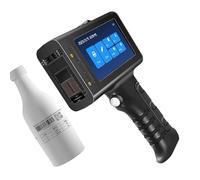 Handheld Inkjet Printer, Portable Inkjet Coder with 5.0" Touch Screen, 2-12.7MM Print Height, Built-in 2800mah Battery and Support Image Recognition, for Barcode/Text/Logo/QR Code/Batch Number