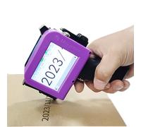 Handheld Inkjet Printer, Portable Mini Inkjet Printer Gun, with 2.5 Inch HD Touch Screen, Quick-Drying Ink Cartridges, for Label/Production Date/Barcode/QR Code