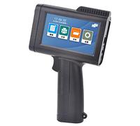 Handheld Inkjet Printer Portable Quick-Drying Inkjet Coding Machine with 4.3 Inch Touch Screen, Printing Height 2-12.7mm