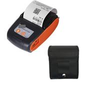 Handheld Inkjet Printer, PT210 58mm Thermal Receipt Printers USB Bluetooth Compatible Interface Wireless Connect With Phone Free Application Mini Printer ,for Date Barcode Batch Number Logo QR Code(Or