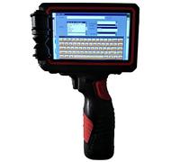 Handheld Inkjet Printer, Quick-Drying Coding Machine with 5 Inch LED Touch Screen, Prints Height 2-12.7mm, Portable for Barcode Date Label Logo