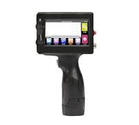 Handheld Inkjet Printer, Smart Handheld Coding Machine Small Coding Machine Woven Bag Packaging Box Smart Coding Machine,for Date Barcode Batch Number Logo QR Code(Only inkjet printer)