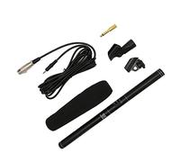 Handheld Interview Microphone, Condenser Vocal Mic, XLR Connector, Plug and Play, Aluminium Alloy Professional Noise Reduction Wired Mic for Large Conferences, Speeches, TV Productions
