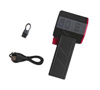Handheld Jet Fan 700-800g High Thrust Violent Fan 50mm Brushless Motor Ducted Turbofan High Power Duct Fan Dust Blower Keyboard Cleaning Tool (Black & red)