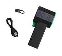 Handheld Jet Fan 700-800g High Thrust Violent Fan 50mm Brushless Motor Ducted Turbofan High Power Duct Fan Dust Blower Keyboard Cleaning Tool (Black & Green)