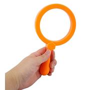 Handheld Kids 3X Magnifying Glass with Stand Educational Toys for Children Science Tool Life Explorations Develop Observation Learning Interest Cognitive Ability Durable Safe