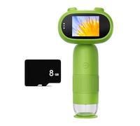 Handheld Kids Digital Microscope 1000X Magnification 2MP Camera 2Inch Screen LED Lighting For Kids And Collectors