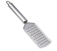 Handheld Kitchen Graters, Stainless Steel Grater for Lemon Chocolate Cheese Orange Gingers, 24.5x6cm, Silver, Pack of 1