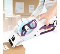 Handheld Label Applicator for Barcodes and Stickers, Adjustable Width for Various Label Types, Ideal for Anti-Counterfeiting and Irregular Labels