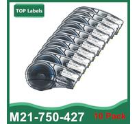 Handheld Label Printer Self-Laminating 1~10pcs M21-750-427 0.75" Label Compatible Brady BMP21 Plus for M21 750 427(10 Pack M21-750-427)