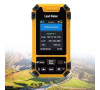 Handheld Land Area Meter, GPS Land Survey Meter High Sensitivity GNSS with 2.4in Color Display, Real Time Voice Prompts, Ideal for Land Survey & Area Measurement