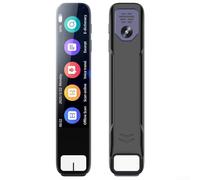 Handheld Language Translator Pen with 134 Languages Online and Offline Support for 13 Languages, Voice and Scanning Translation, Photo Text Extraction, Portable Design (Black)