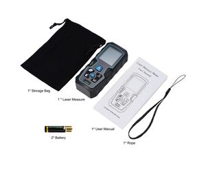 Handheld Laser Rangefinder Dual Level Bubble Infrared LCD