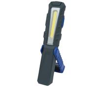 Handheld LED 110 Lumen Work Light with Stand & Magnetic Base | Flexible, Portable Work Light for Garage, Workshop, & DIY - Magnetic Mount & Adjustable Stand for Hands-Free Use | 152mm x 30mm x 21mm