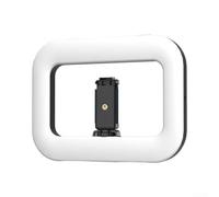 Handheld LED Fill Light 3-in-1 Design for Vlogging Live Streaming Photo Studio with Stable Stand Soft Lighting 2000mAh for battery