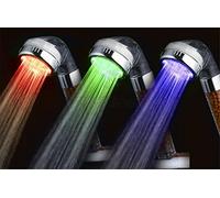 Handheld LED Shower Head - High Pressure 3 Color Changing Temperature Controlled Kids Bath Negative Ion Double Filtration Water Saving Spa Shower Head Spray Sprinkler in Bathrooms Hotels - INPAY