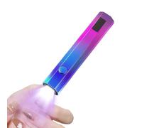 Handheld LED UV Nail Lamp - Mini Gel Curing Light, Salon Home Travel Use, Portable UV Lamp with Countdown Display, 365+40 Wavelength