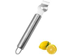 Handheld Lemon and Orange zester, Grater, and Peeler with Channel Knife for Professional and Home Chefs.