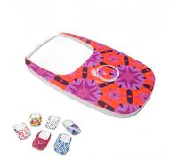 Handheld Lighted Magnifying Glass,LED Handheld Magnifier,5X HD Pocket Magnifier for Reading Books & Newspapers,LED Illuminated Reading Mag/nifier Glasses,Mini Lens for Low Vision Seniors,Random Color