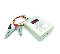 Handheld Low Resistance Tester with Advanced Four Wire Kelvin Measurement Capabilities and Data Hold Function (small clip 20R)