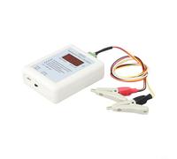 Handheld Low Resistance Tester with Advanced Four Wire Kelvin Measurement Capabilities and Data Hold Function (Small clip 2R)