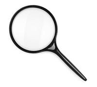 Handheld Magnifier Magnifying Glass 100mm Lens Magnifying Mirror Ergonomic Handle Magnifying Lens for Home Learning Reading and Fault Finding