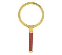 Handheld Magnifier, Portable Magnifier 6X Magnifier Handheld Portable Loupe with Detachable Wooden Handle Handheld Loupe for Reading Jewelry Checking