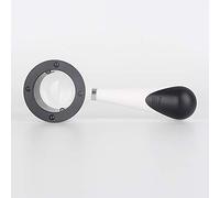 Handheld Magnifier with LED Light Magnifying Glass Brightness Adjustment Magnifying Mirror Magnifying Lens for Learning Reading Fault Finding
