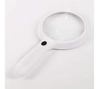 Handheld Magnifying Glass with 14 LED Light - 130mm with 1.5X 5X Lens - Illuminated Reading Magnifier for Seniors Read, Low Vision, Macular Degeneration, Hobbies & Crafts Interesting