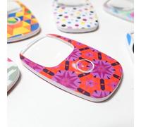 Handheld Magnifying Glass with Light,5X HD Pocket Magnifier for Reading Books & Newspapers,LED Illuminated Reading Magnifier Glasses,Durable Mini Lens for Low Vision Seniors,Portable and Easy to Use