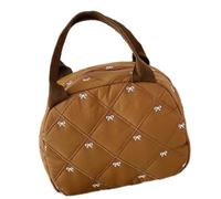 Handheld Make Up Bag Travel Cosmetic Bag Large Capacity Toilet Laundry Beautiful Arches Skin Care Storage Cosmetic Large Capacity Toilnee Handheld Make Up Skin Care Organiser, brown, Mass beauty