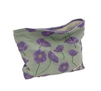 Handheld Makeup Toiletry Handbag Large Capacity Flower Prints Bag Travel for Beauty Lover