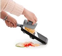 Handheld Mandoline Slicer,Adjustable Slicing Thickness & Julienne Sizer,Mandoline Vegetable Slicer, Onion/Potato/Tomato Salad Food Slicer with Hand Guard,Kitchen Tools & Gadgets for Home Chefs.