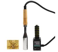 Handheld Mannual 300W Electric Soldering Iron Hot Foil Stamping Machine for Foil Logo Embossing Stamping with free Custom Logo Stamp