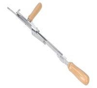 Handheld Manual Tufting Tool for DIY Rug Making, Adjustable Speed Carpet Sewing Device with Stainless Steel and Beech Wood Construction for Artistic Home Decor Projects