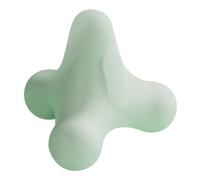 Handheld Massage Ball for Waist Trigger Points, TPE, Green | Portable Groove Design, Smooth Surface, for Gym Breaks and Desk Use