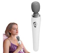 Handheld Massage Device - Rechargeable Portable Body Relaxer, Compact Vibration Wand | 10.24x2.05x3.15 Inches Five-Speed Electric Pulse Motion Feature, Soft Touch Handle Comfort Back Care