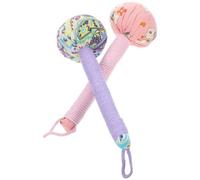 Handheld Massage Hammer Cloth Wrapped for Full Body Relief, 2pcs | Manual Back Massage Tool, Helps Ease Swelling and Boost Circulation, Rope Handle Detail, Delicate Finish