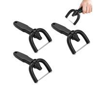 Handheld Meat Cutter and Fat Trimmer, Ha dheld Fat Trimmer for Beef & Pork, U-Shaped Curved Holder Targets Surface F t for Carving Steak, Brisket, Lamb (3pcs)