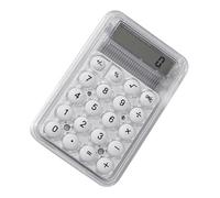 Handheld Mechanical Calculator 8 Digit Large LCD Display Desktop Big Buttons Easy to Press Student Data Statistics
