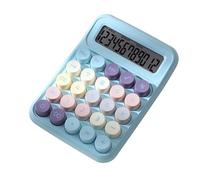 Handheld Mechanical Calculator With 12 Digit Large LCD Display Big Buttons Desktop Calculator For Office Work Daily Use Colorful