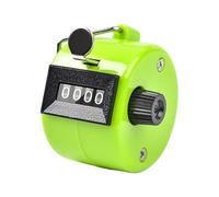Handheld Mechanical Counter 4 Digit - Manual Clicker Tally Counter for Coaching, Classroom, Knitting, Events & Inventory Counting